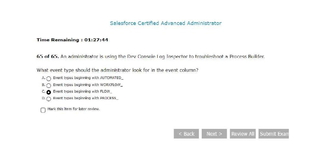 Salesforce Certified Advance Admin Certification Dumps